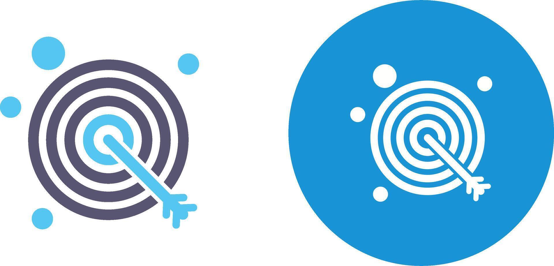 Target Icon Design vector