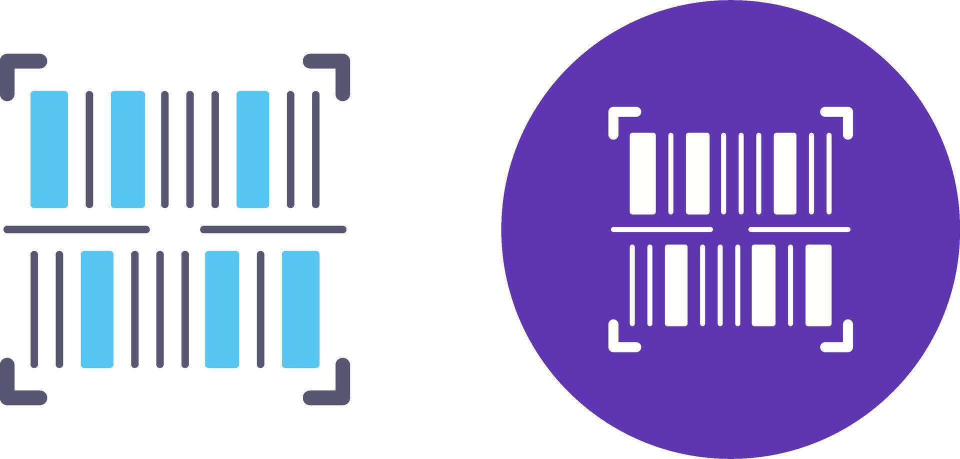 BarCode Icon Design vector
