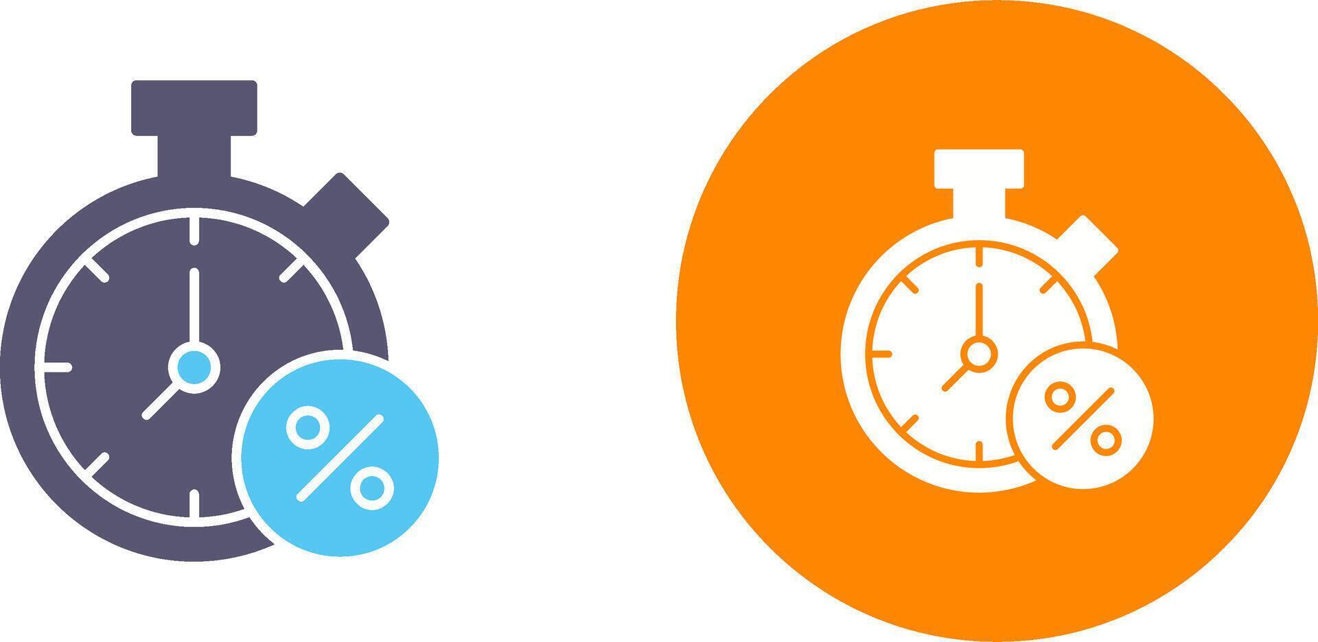 Timer Icon Design vector