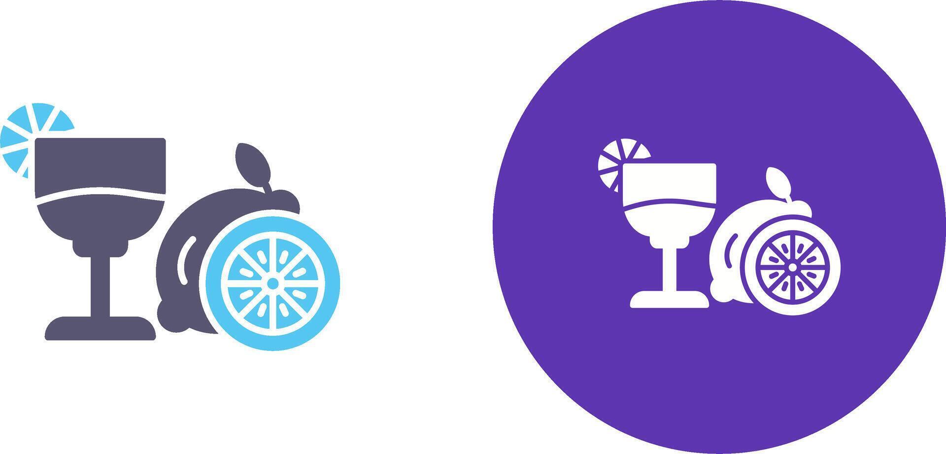 Lime Juice Icon Design vector