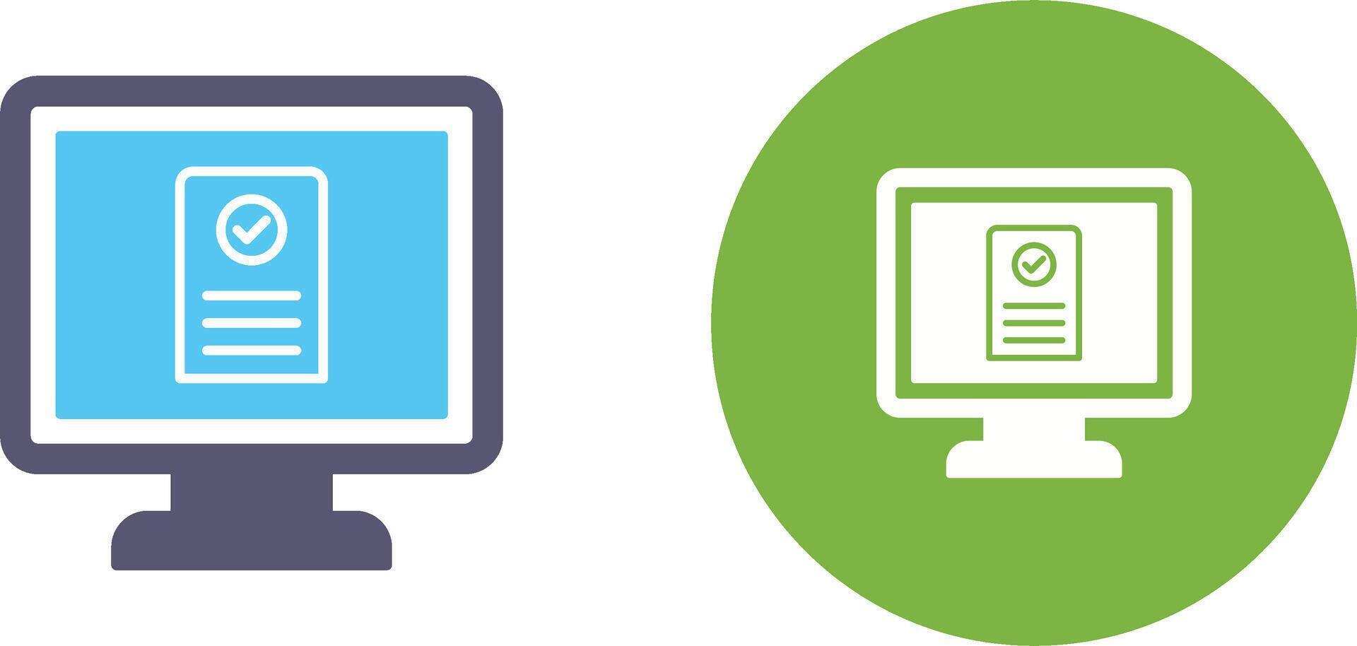 Online appointment Icon Design vector