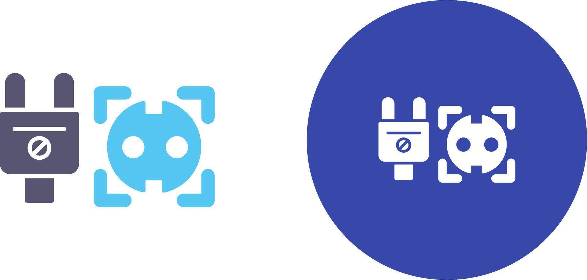 Socket Icon Design vector