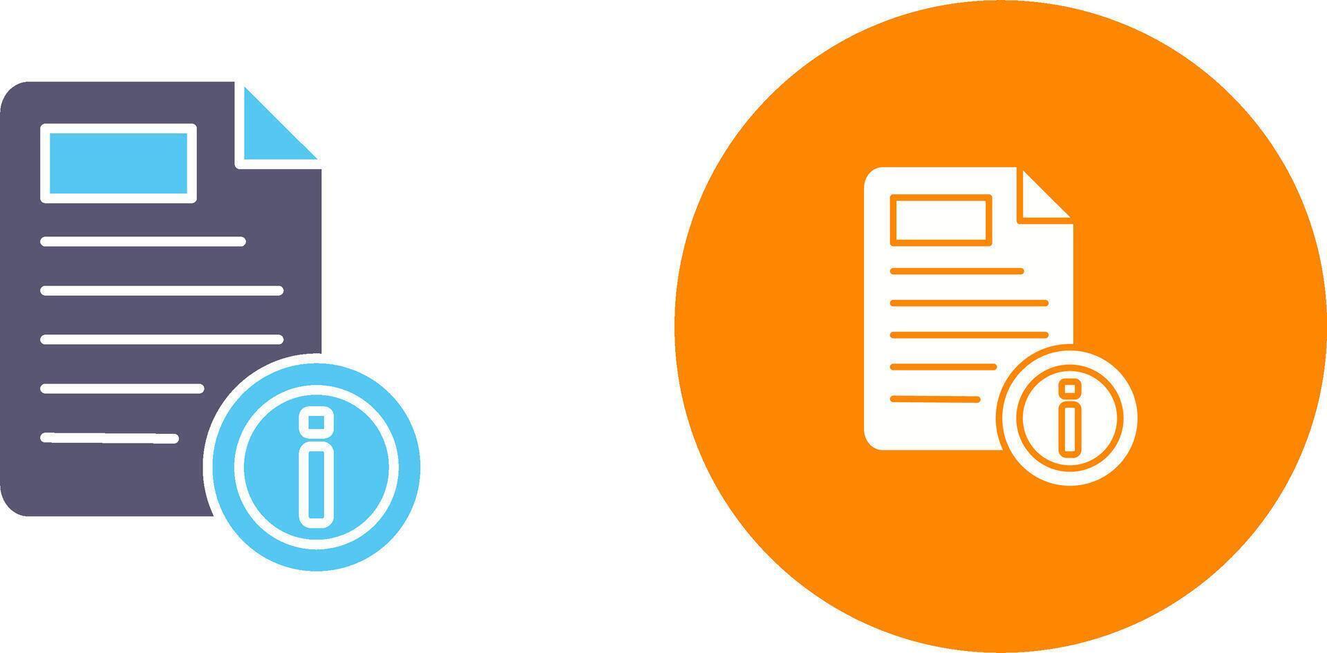Document Icon Design vector