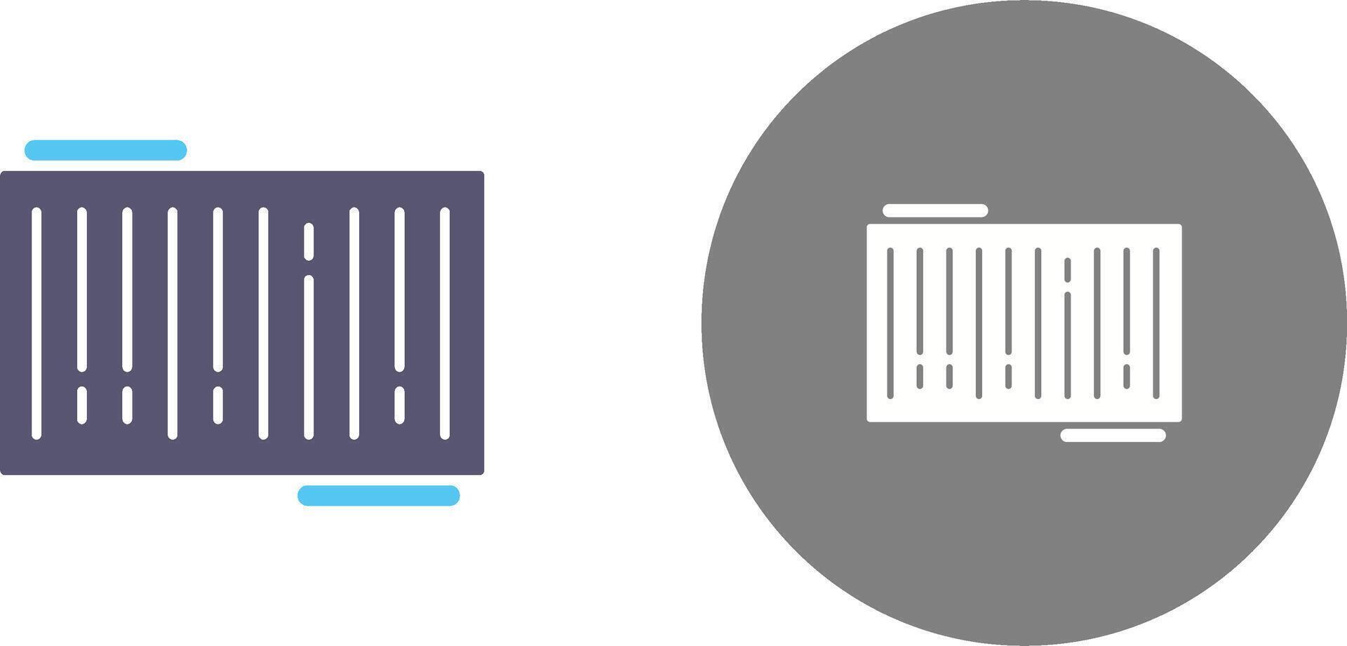 Barcode Icon Design vector