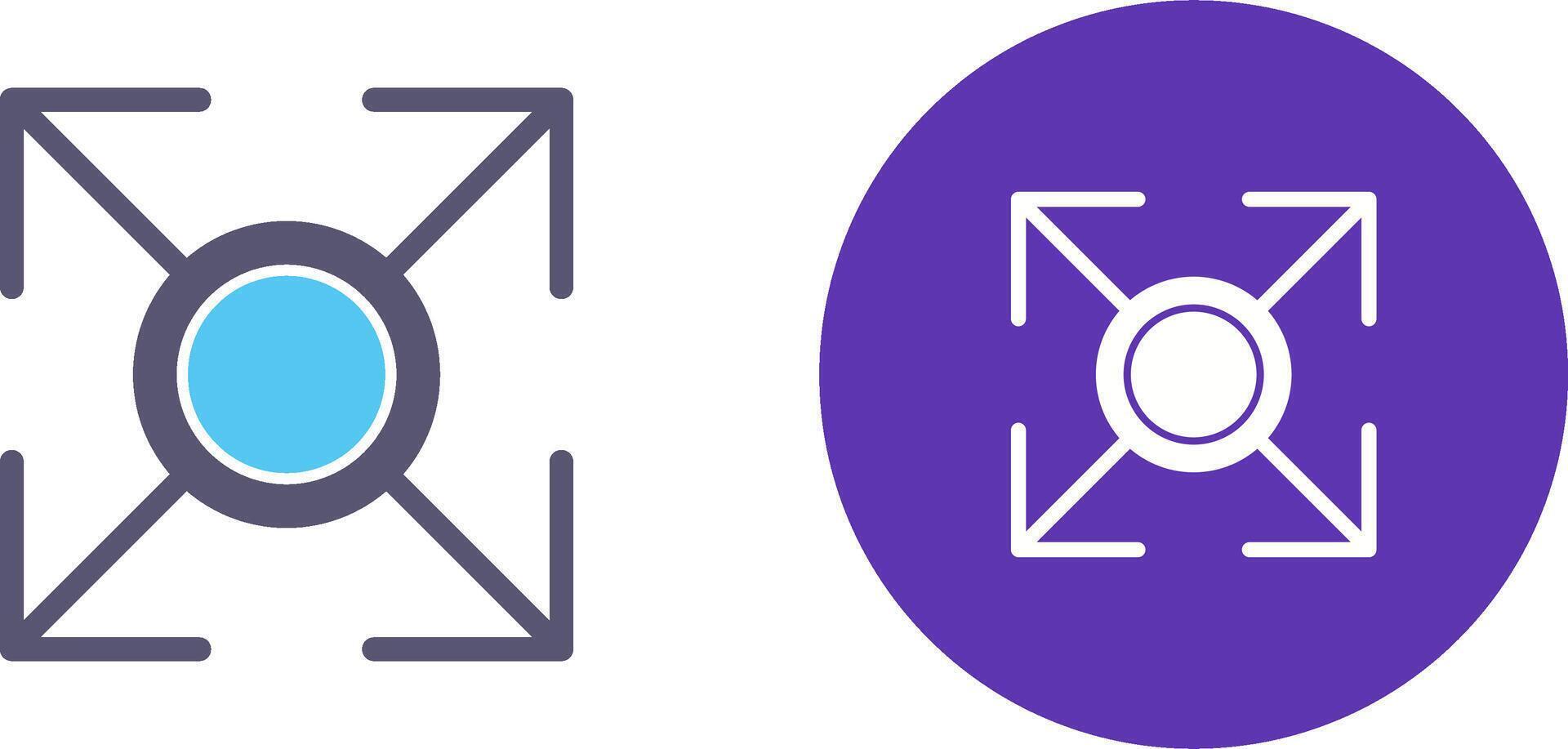 Expand Icon Design vector