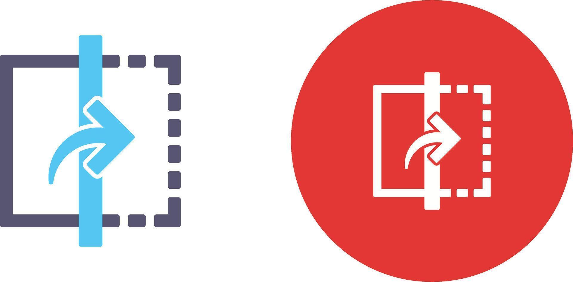 Reflect Icon Design vector