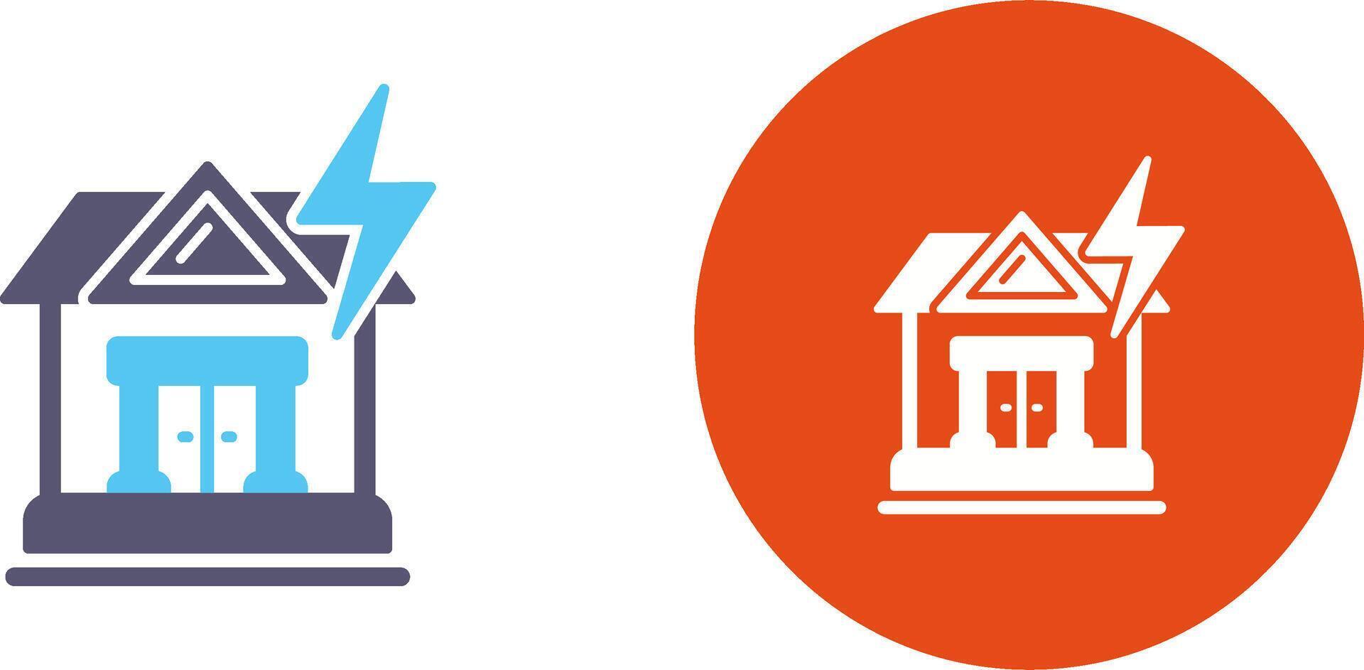 Natural Disaster Icon Design vector