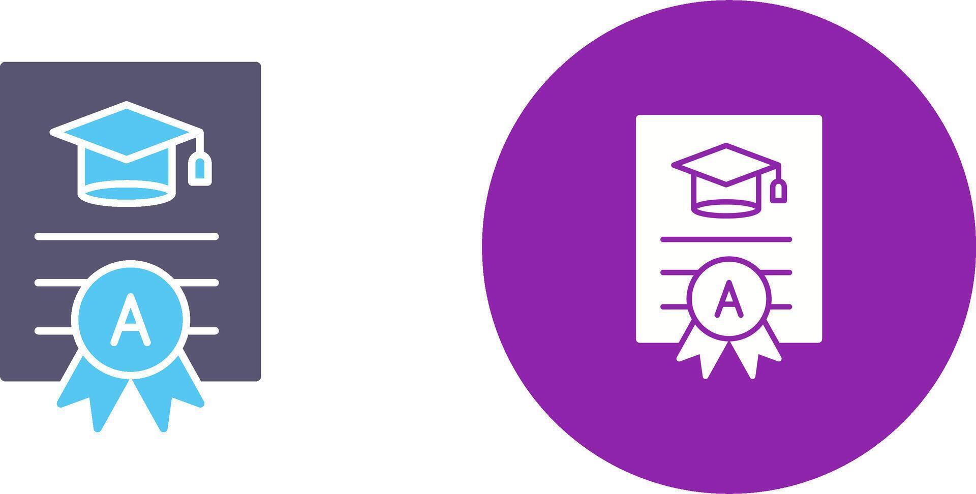 Report Card Icon Design vector
