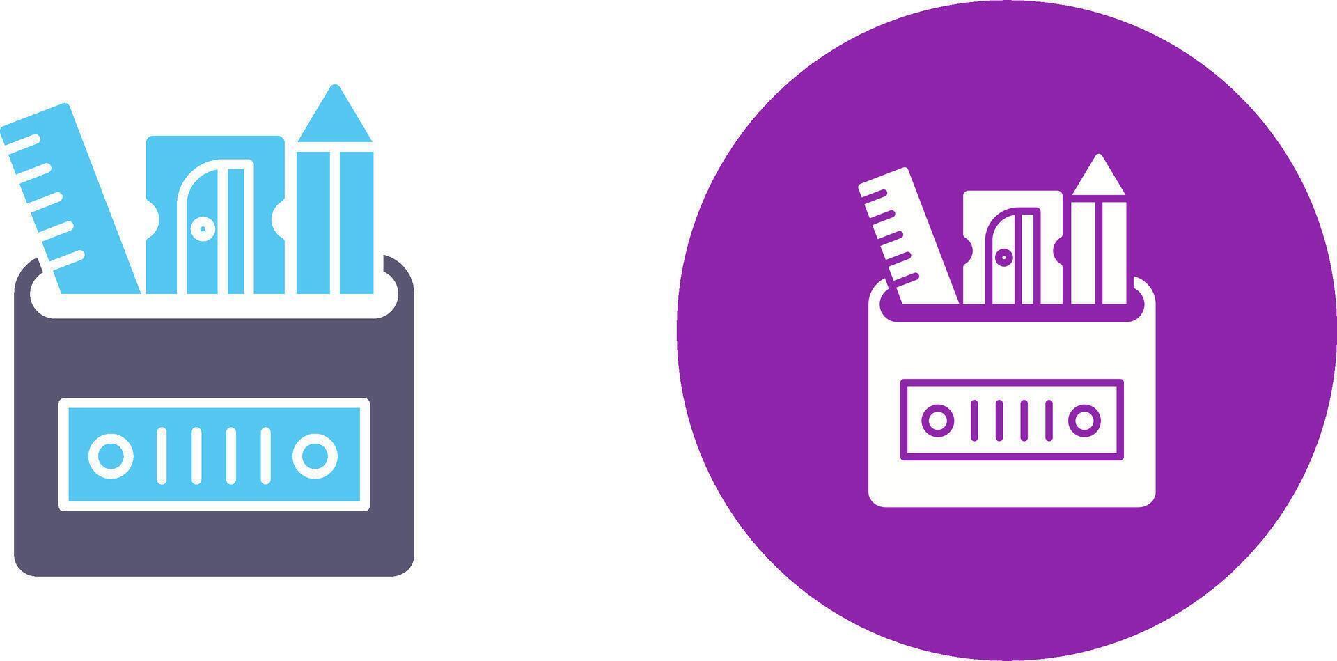Stationery Icon Design vector