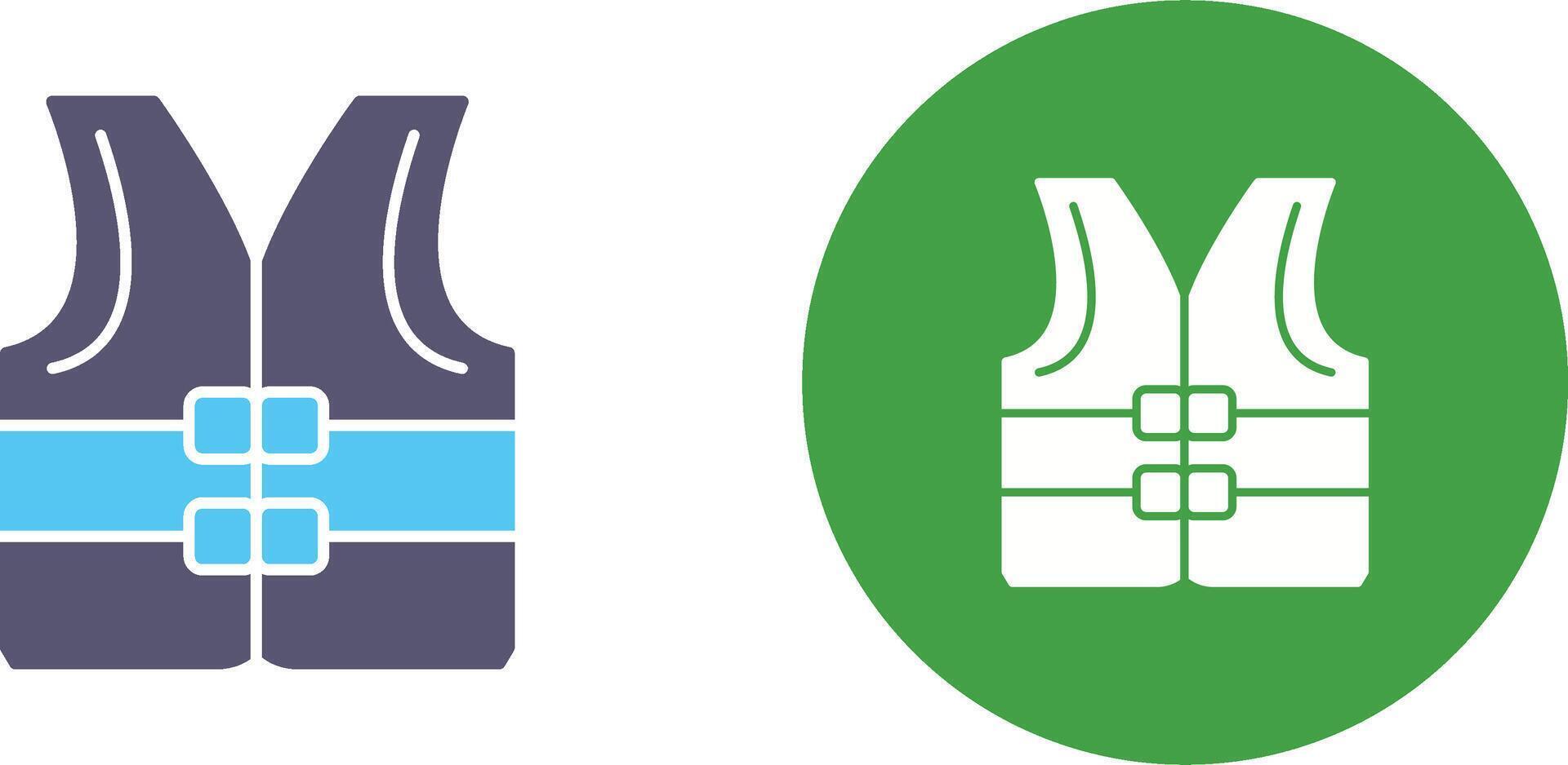 Life jacket Icon Design vector