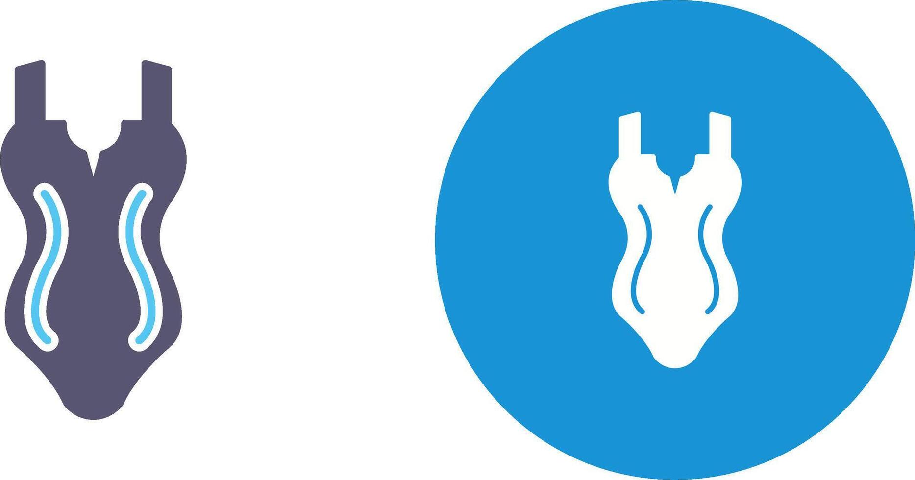 Swim Suit Icon Design vector