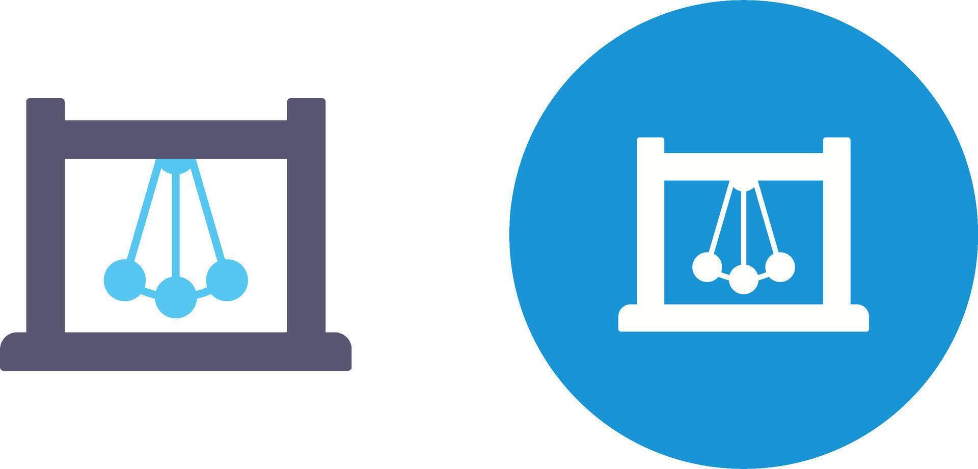 Pendulum Icon Design vector