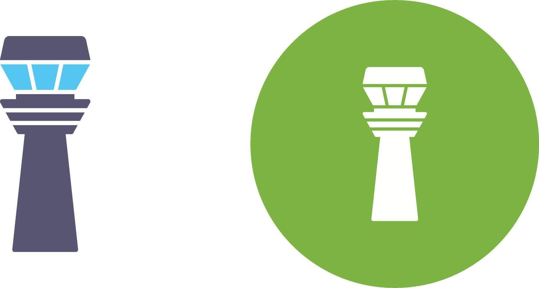 Control Tower Icon Design vector