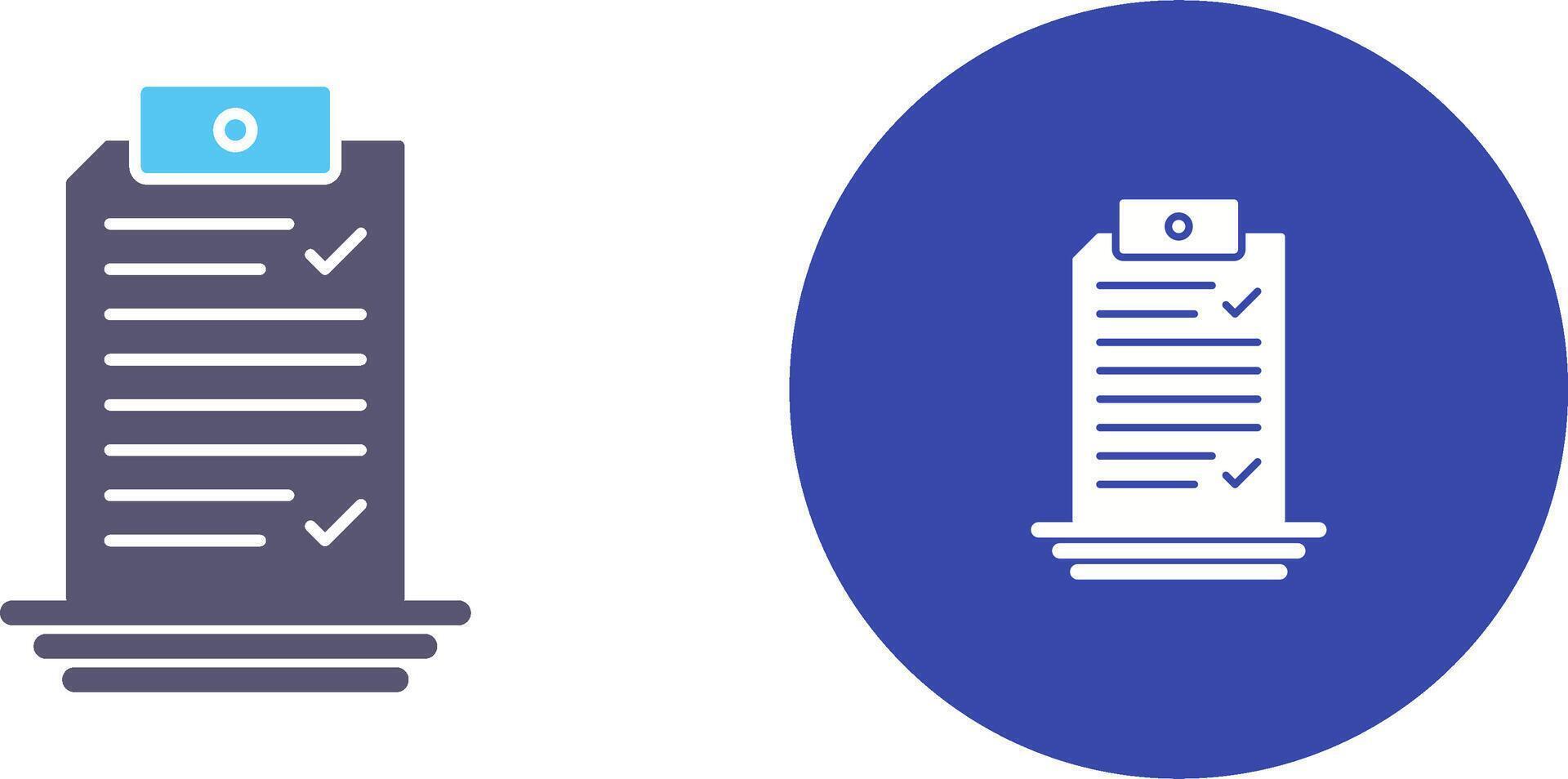 Check List Icon Design vector
