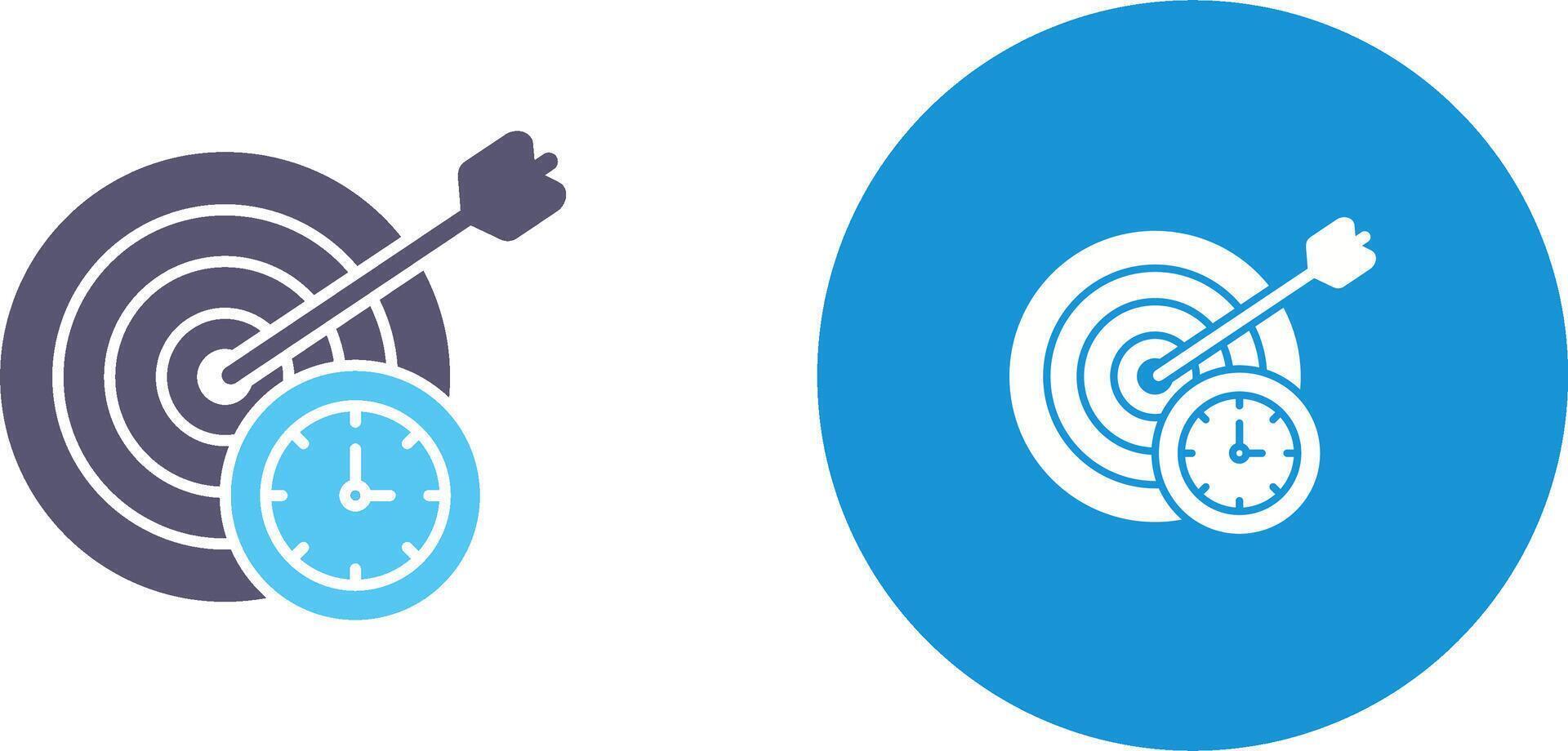 In Time Icon Design vector