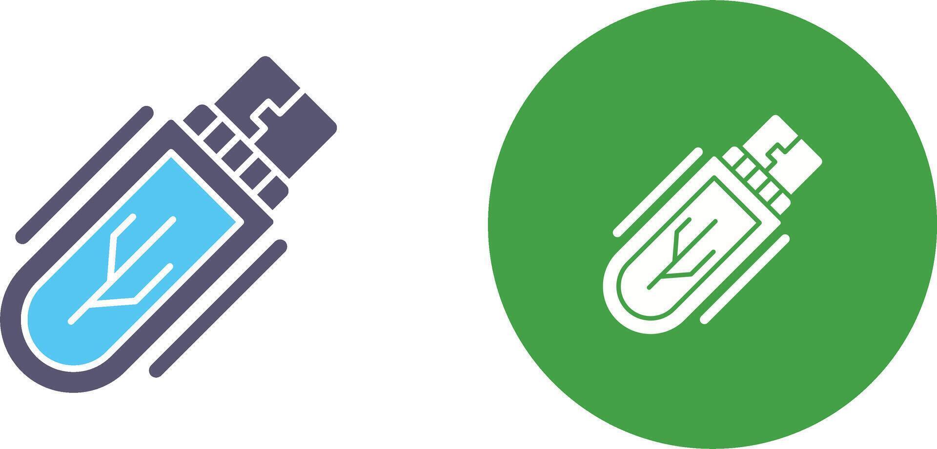Usb Drive Icon Design vector