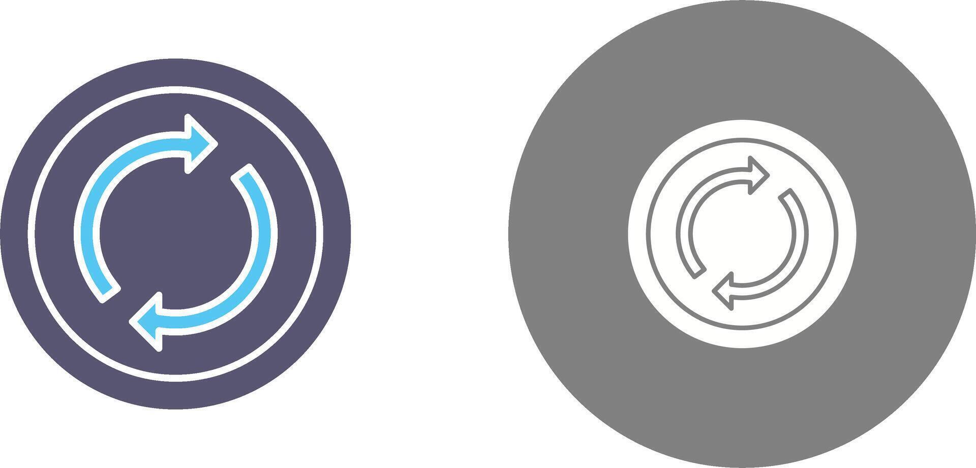Loop Icon Design vector