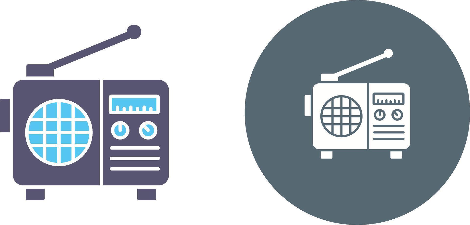 Radio Icon Design vector