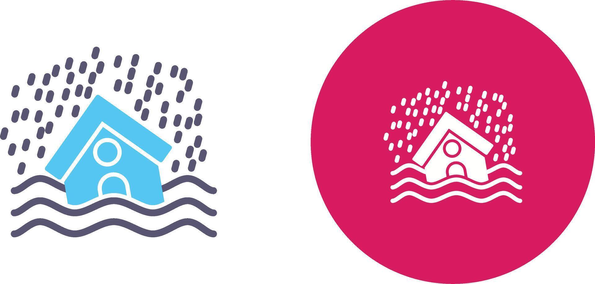 Disaster Icon Design vector