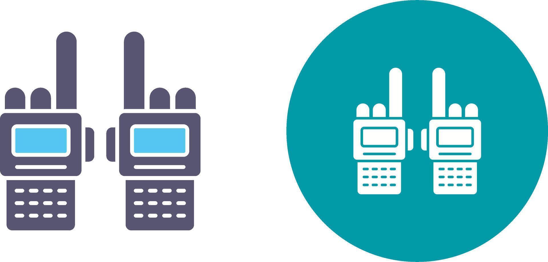 Walkie Talkie Icon Design vector