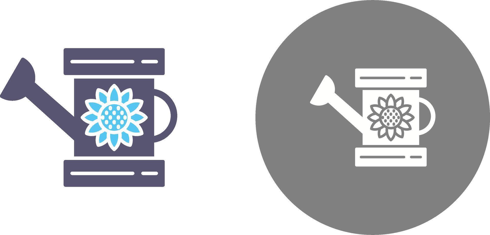 Watering Can Icon Design vector