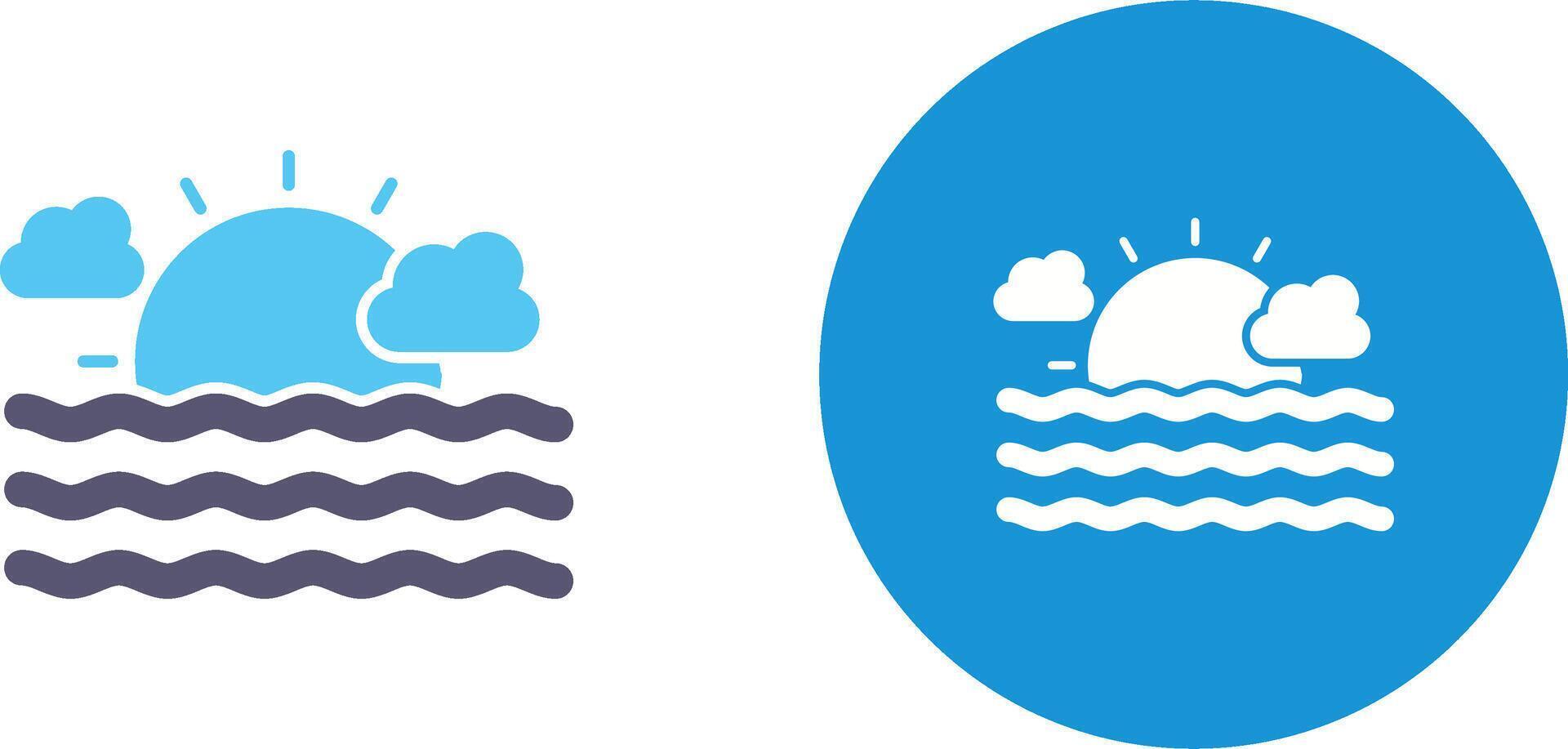Sea Icon Design vector