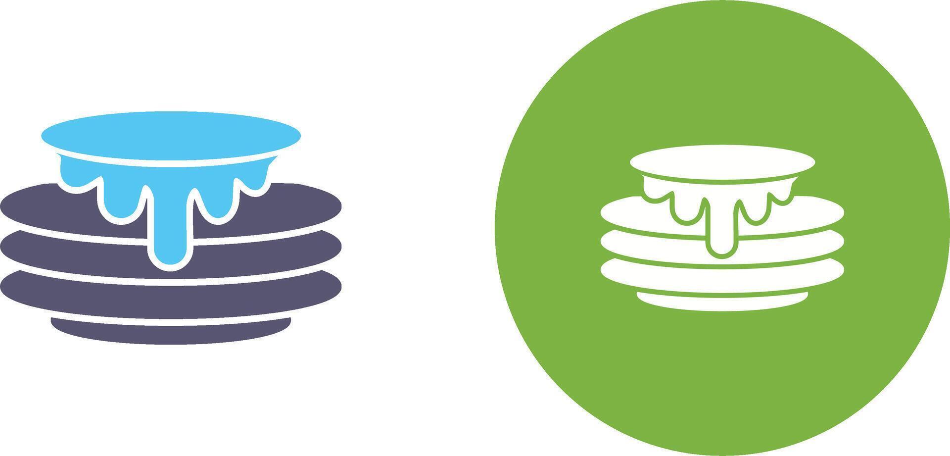 Pancake Icon Design vector