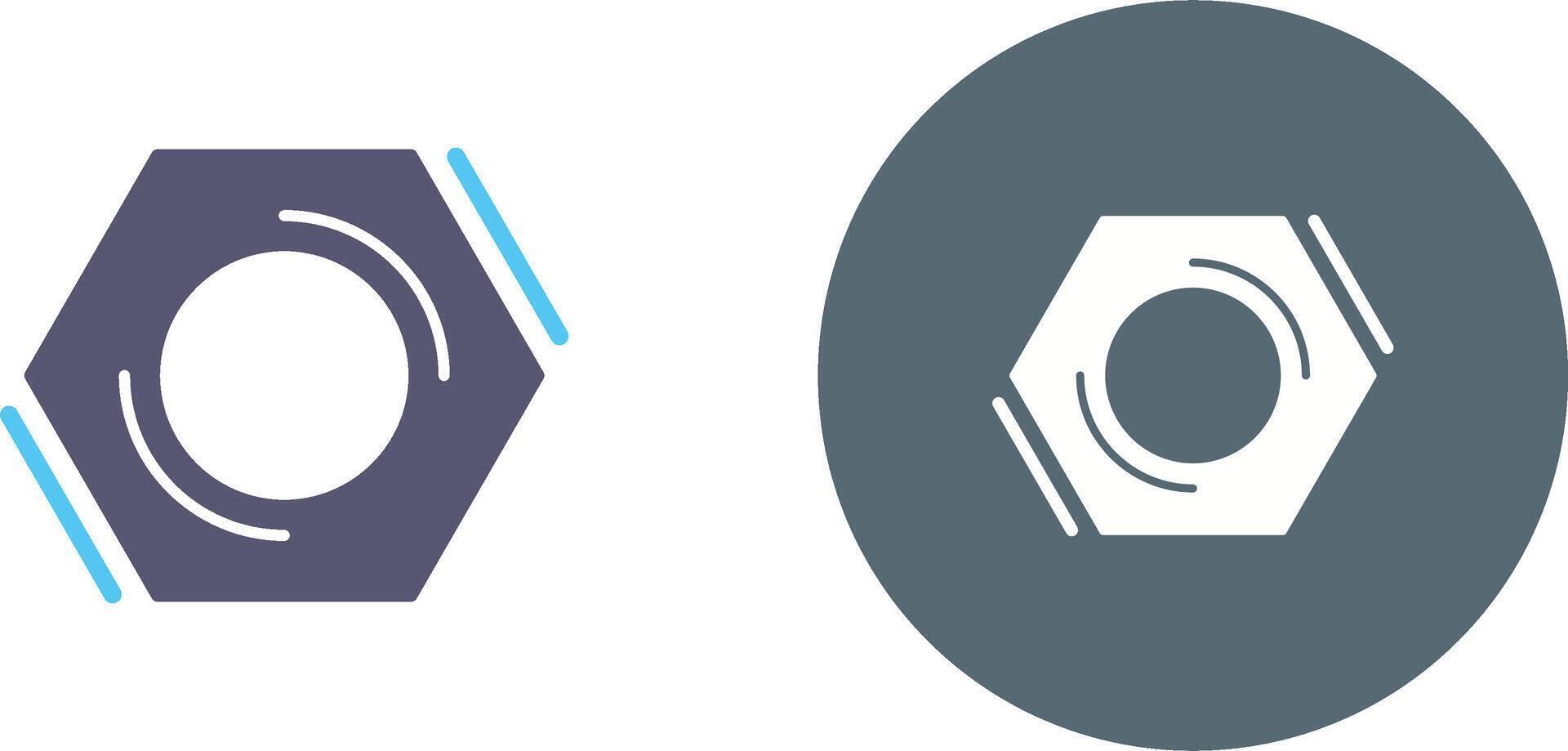 Nut Icon Design vector