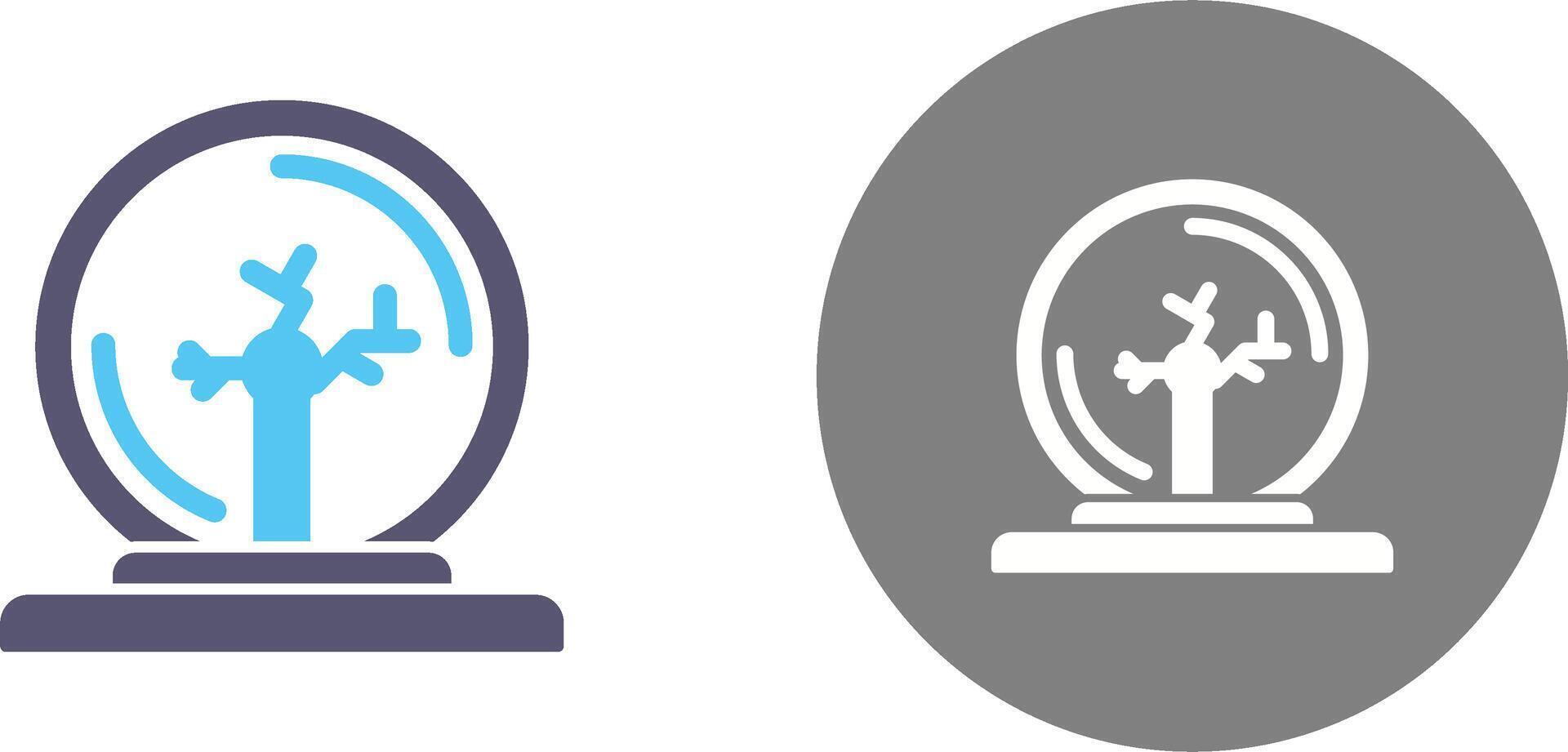 Plasma Ball Icon Design vector
