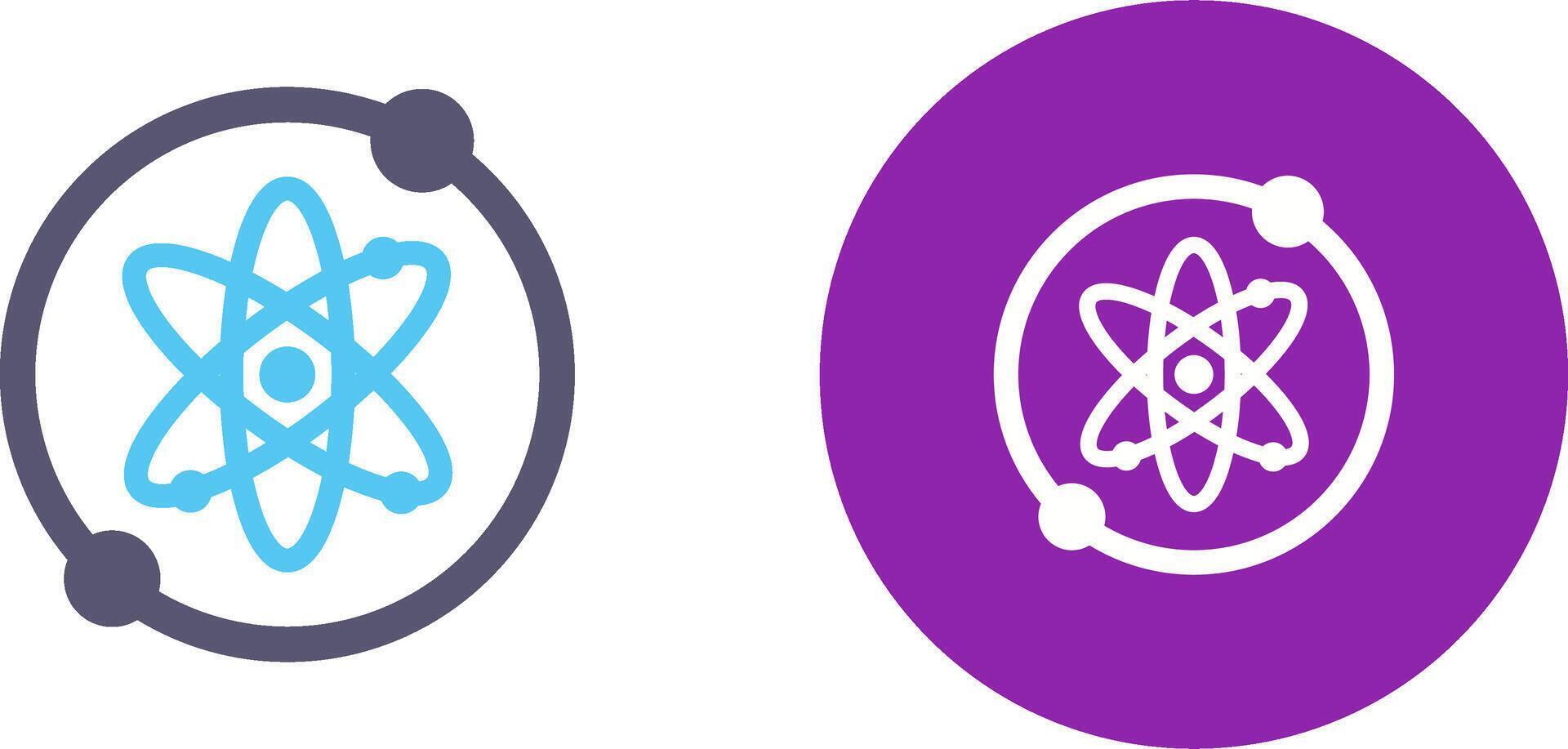 Proton Icon Design vector