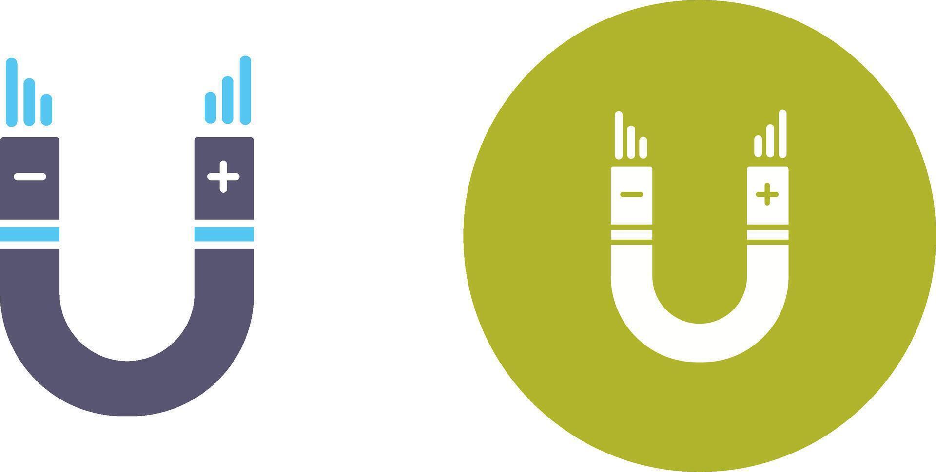 Magnet Icon Design vector