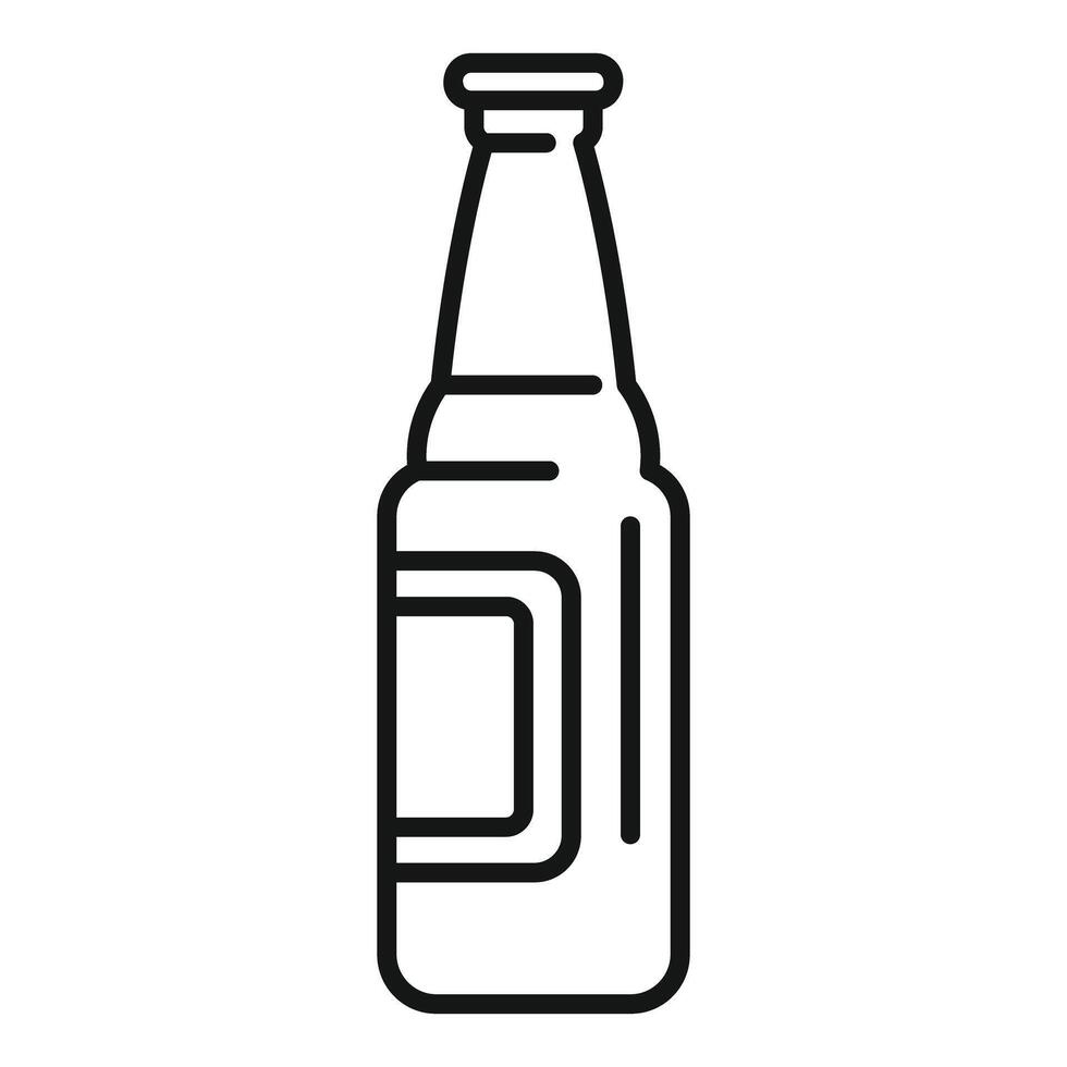 illustration of a beer bottle vector