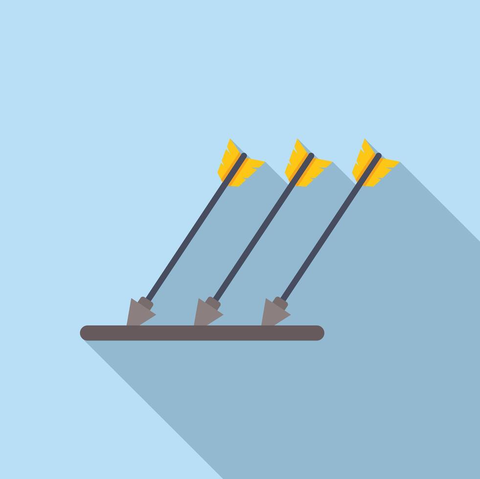 illustration of quivers with arrows vector