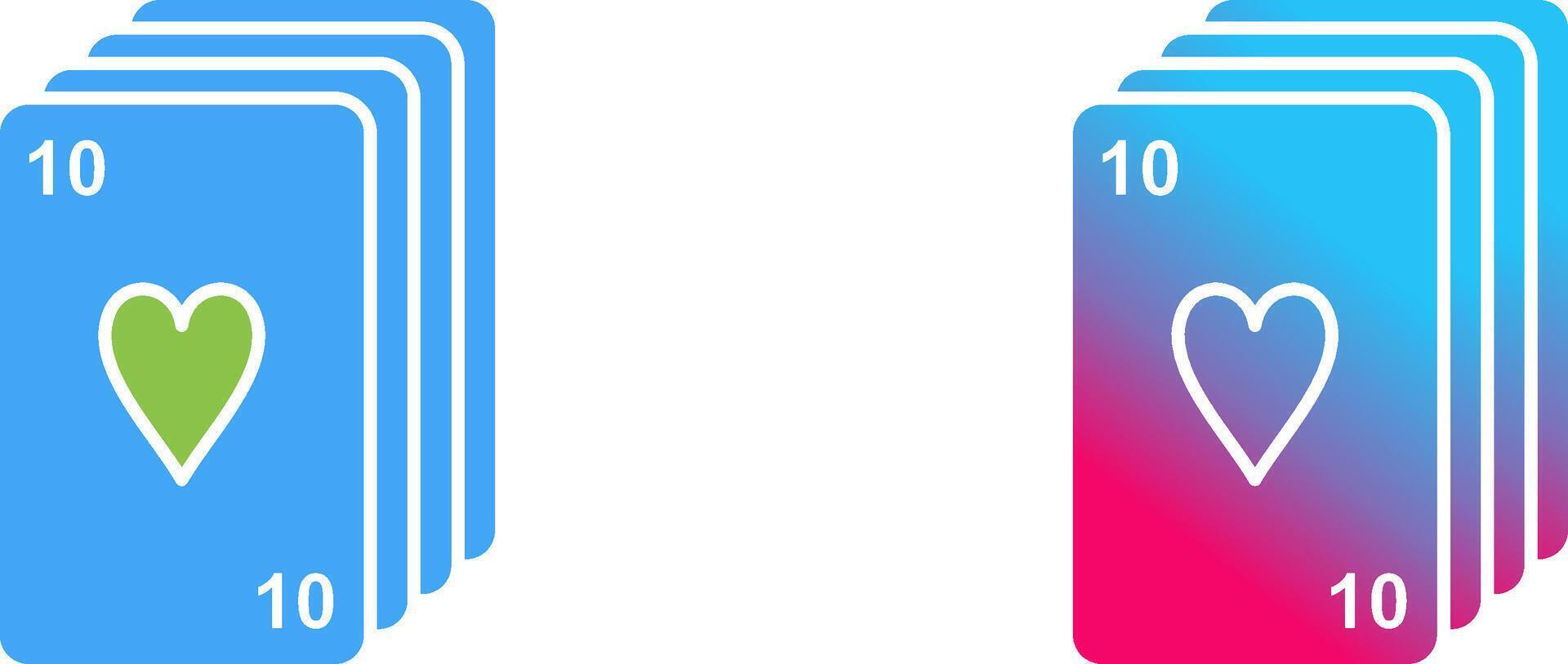 Deck of Cards Icon Design vector