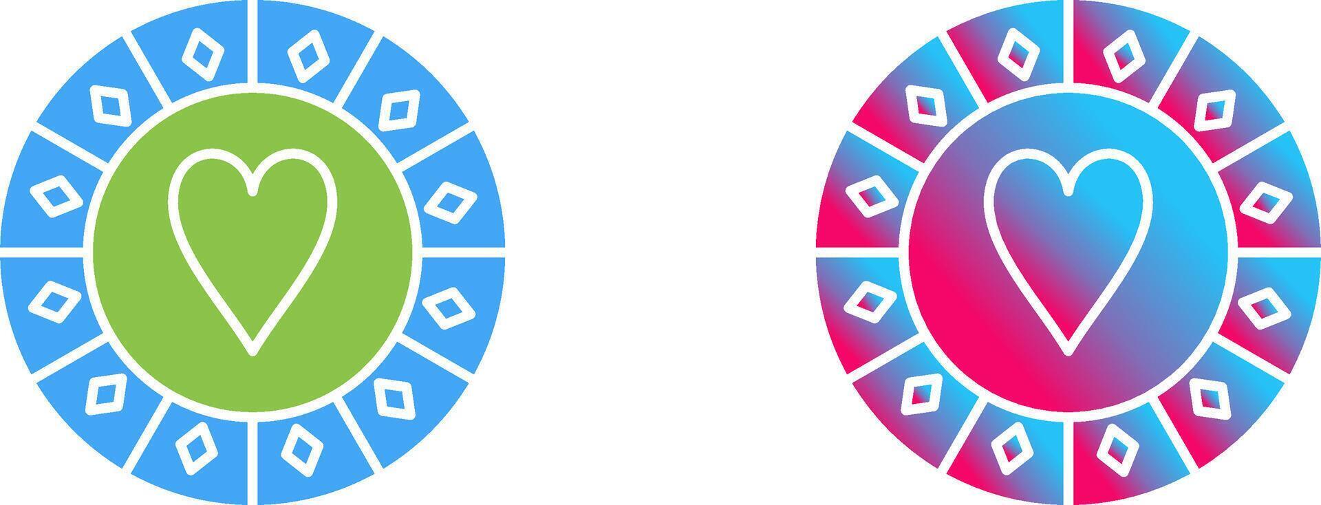 Casino Chips Icon Design vector