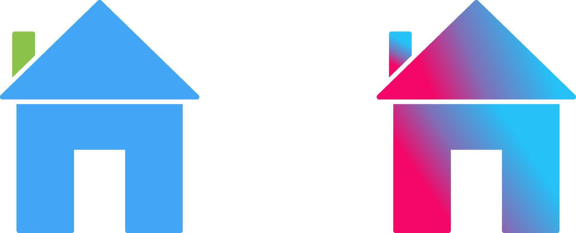 Unique Homepage Icon Design vector
