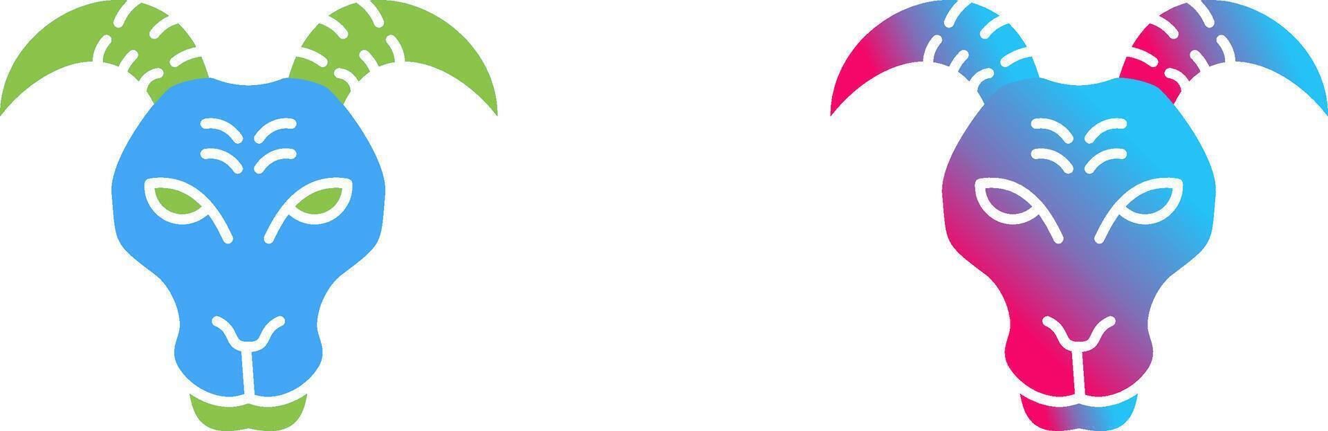 Goat Icon Design vector
