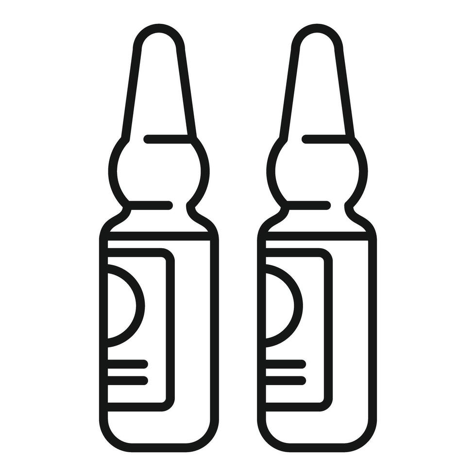 illustration of medical nasal spray bottles vector