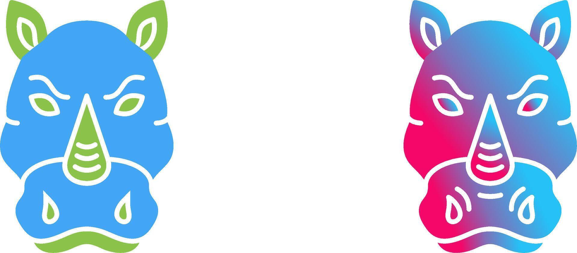Rhino Icon Design vector