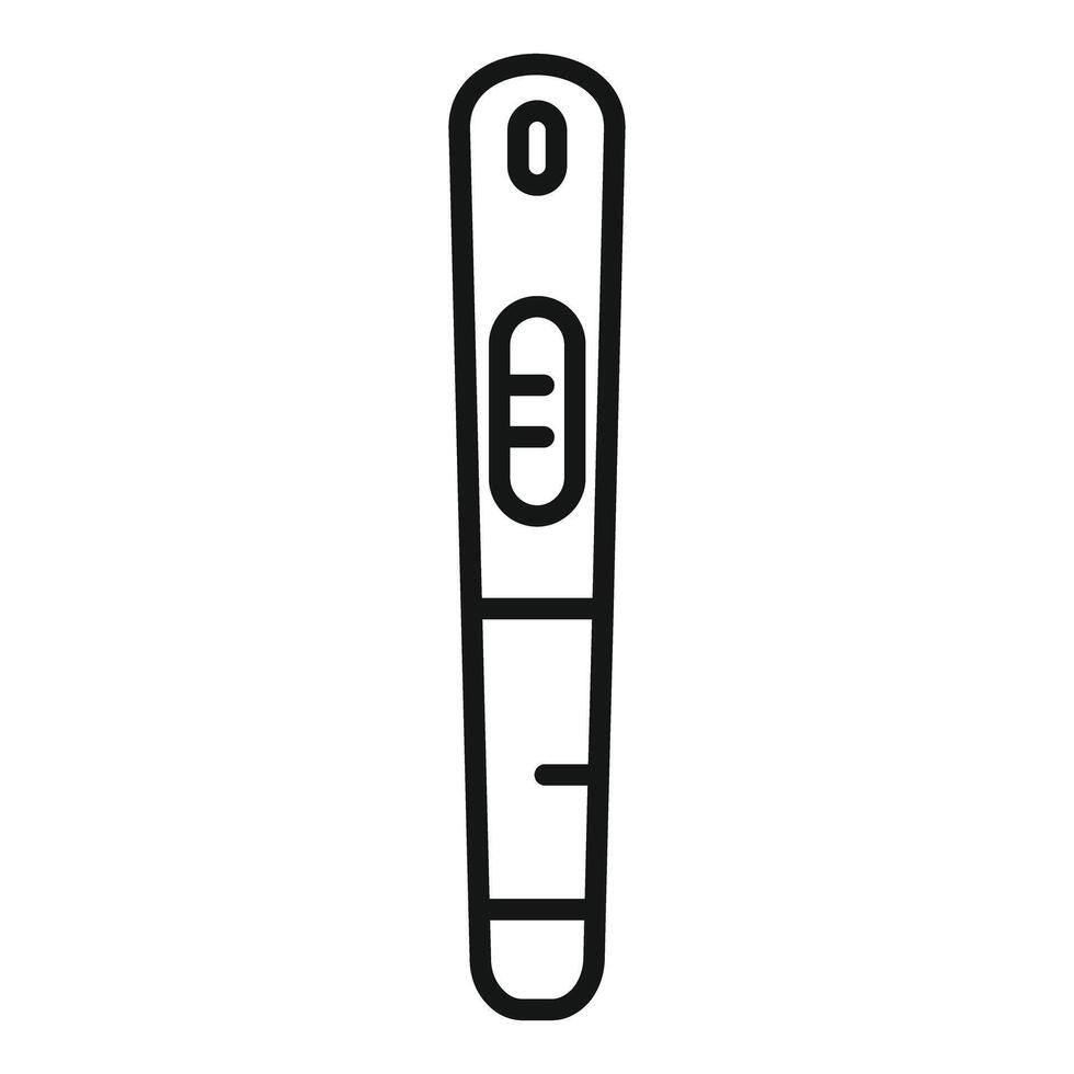Clean illustration of a digital thermometer icon, suitable for medicalrelated design vector