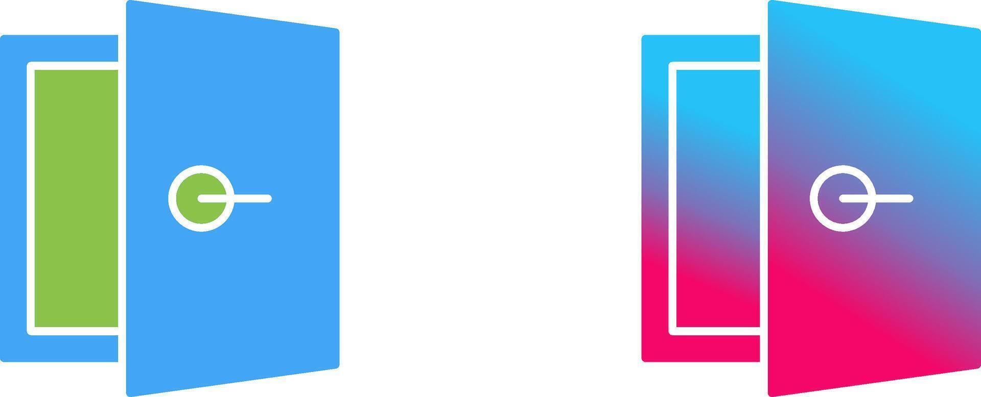 Door Icon Design vector