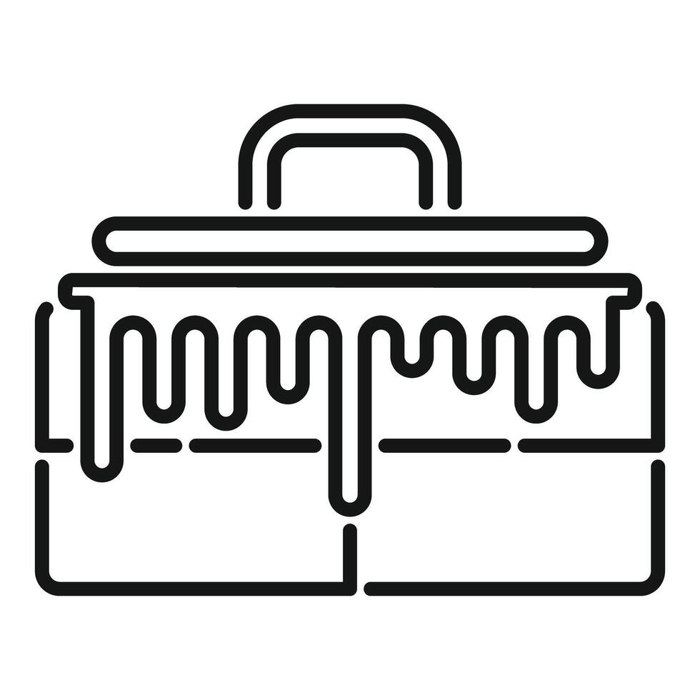 illustration of a tool box icon vector