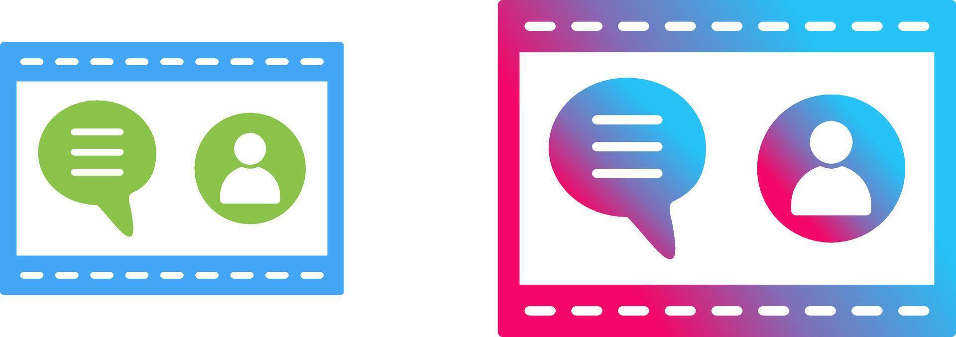 Unique Web Support Icon Design vector