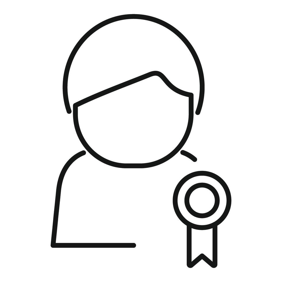 Icon of student with graduation cap and diploma vector