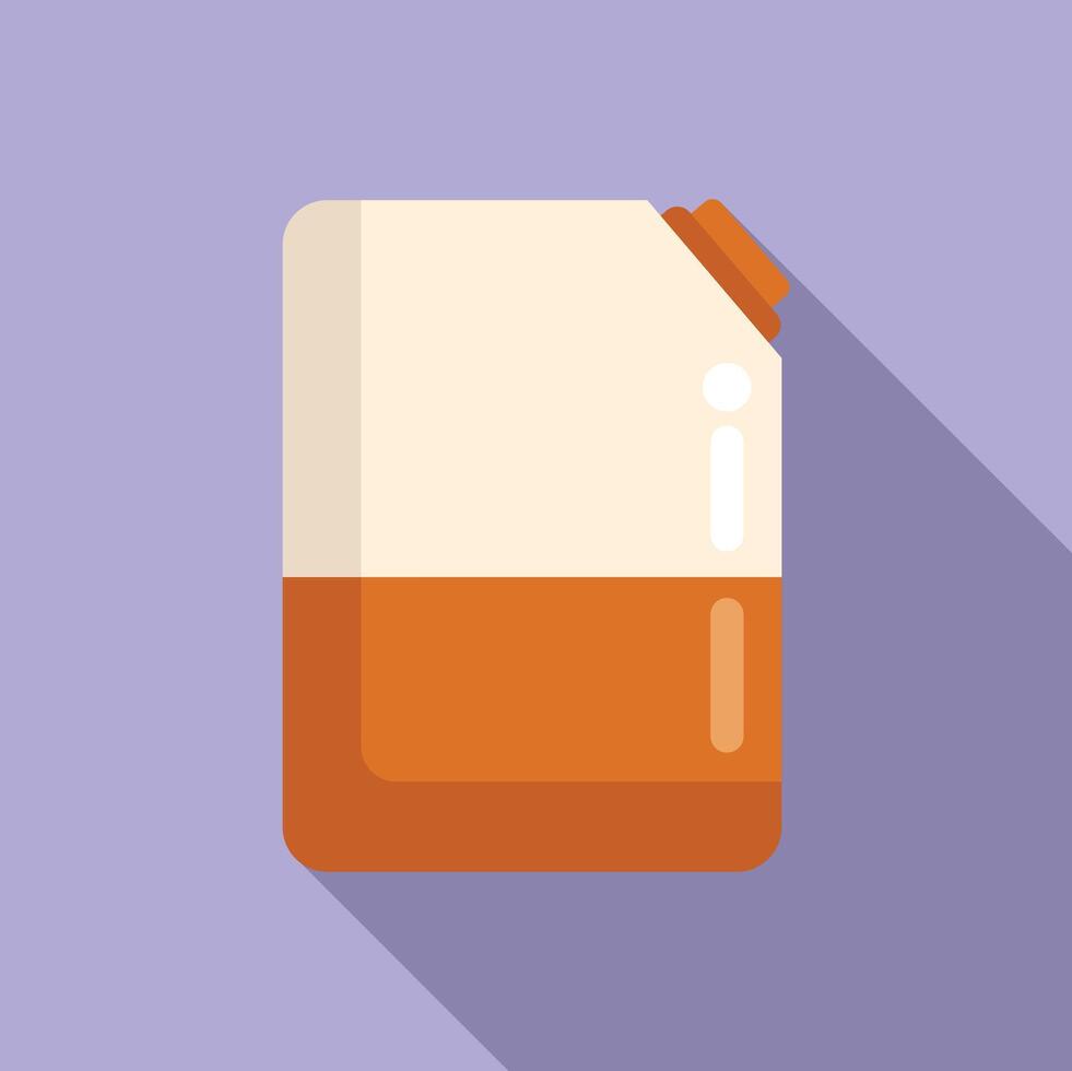 Flat design illustration of a battery icon vector