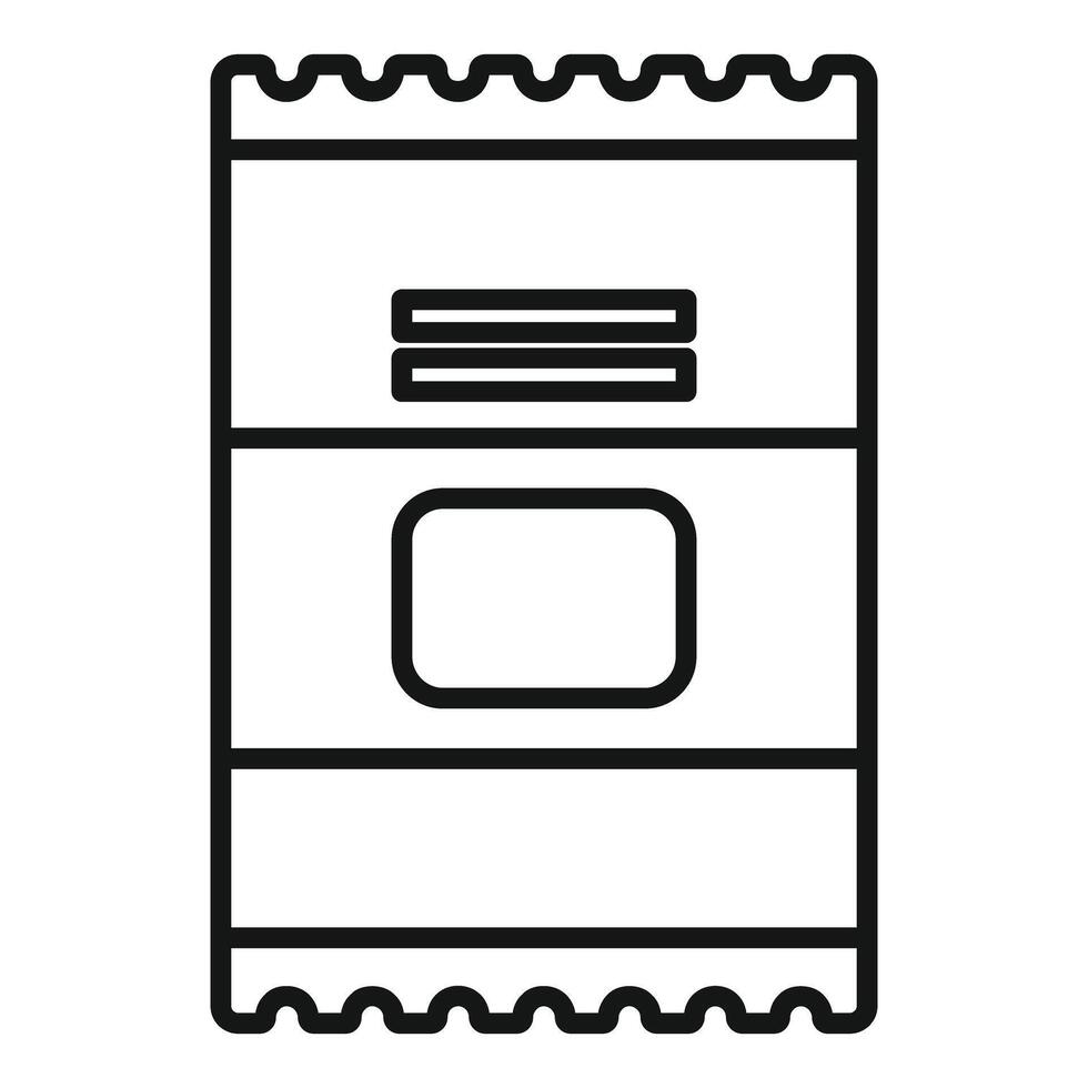 Chocolate bar line icon illustration vector