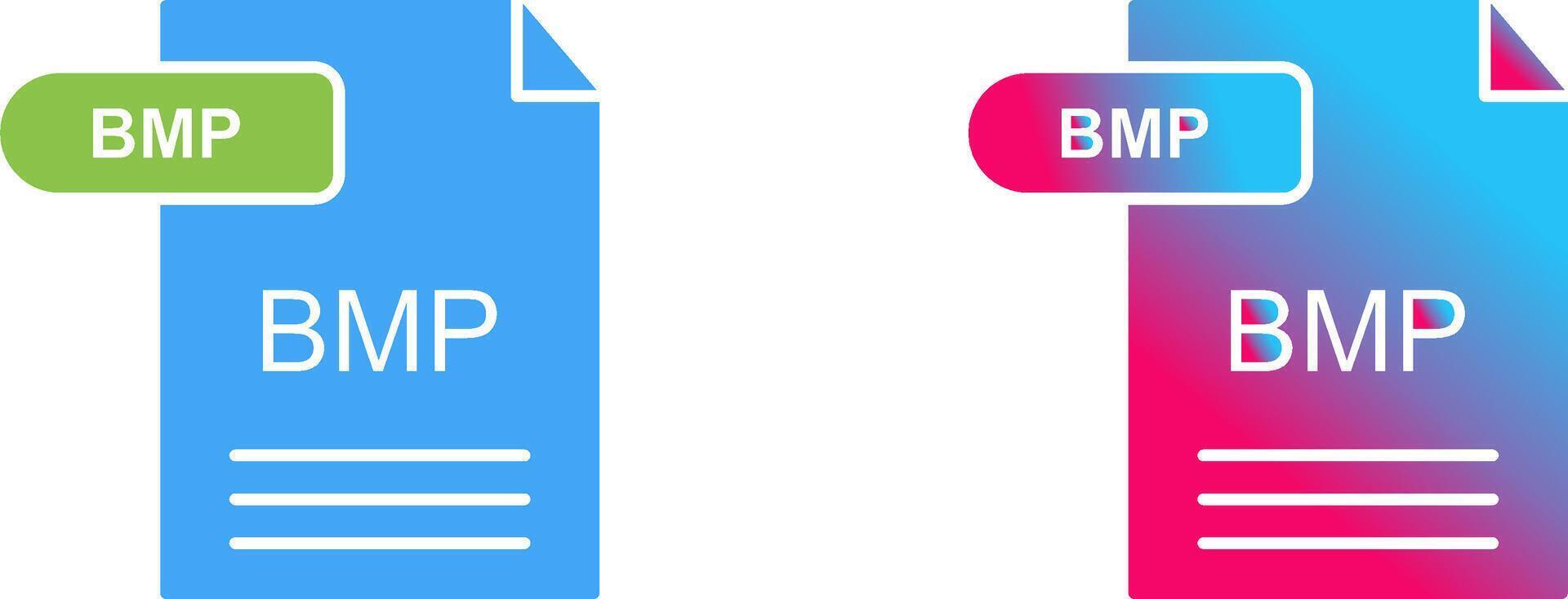 BMP Icon Design vector