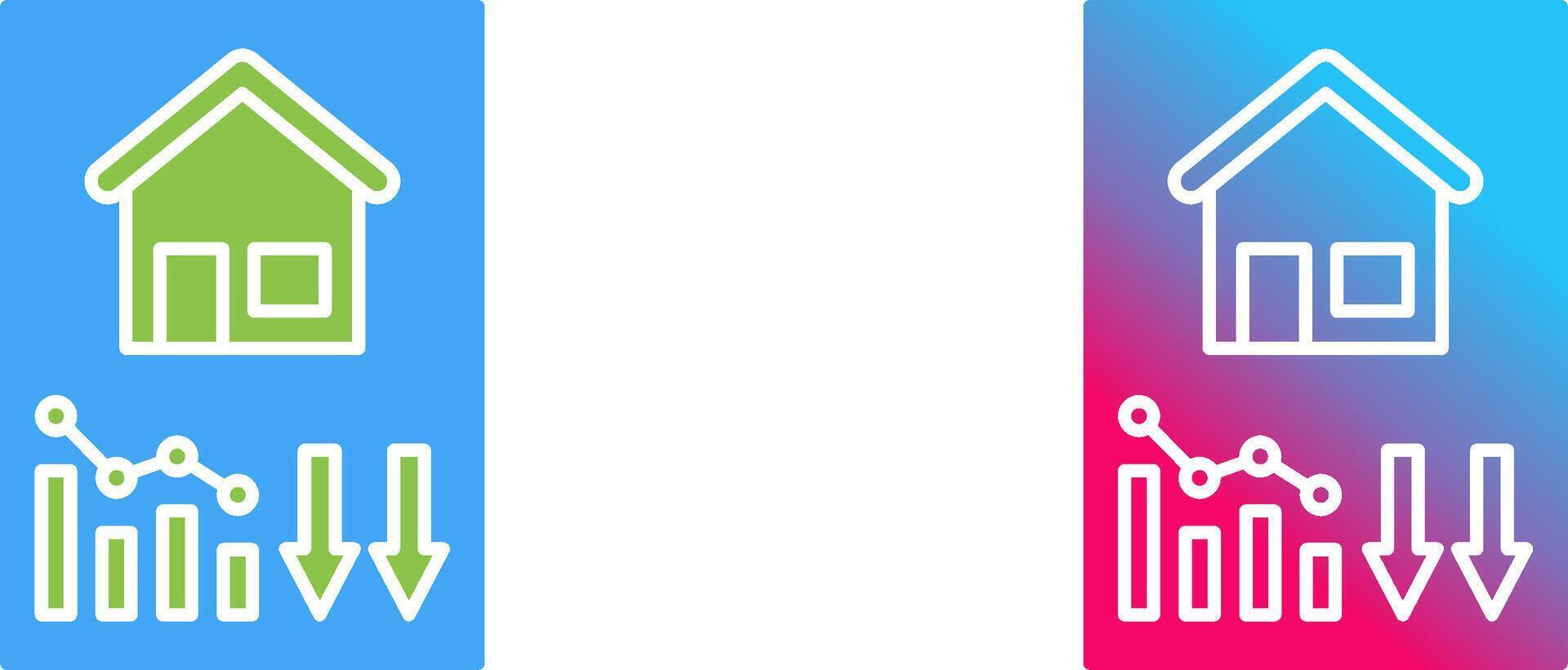 Loss Icon Design vector