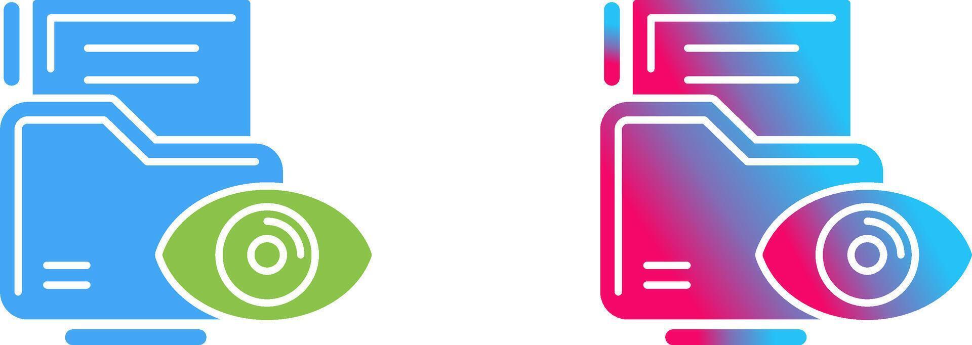 Data Visualization Icon Design vector