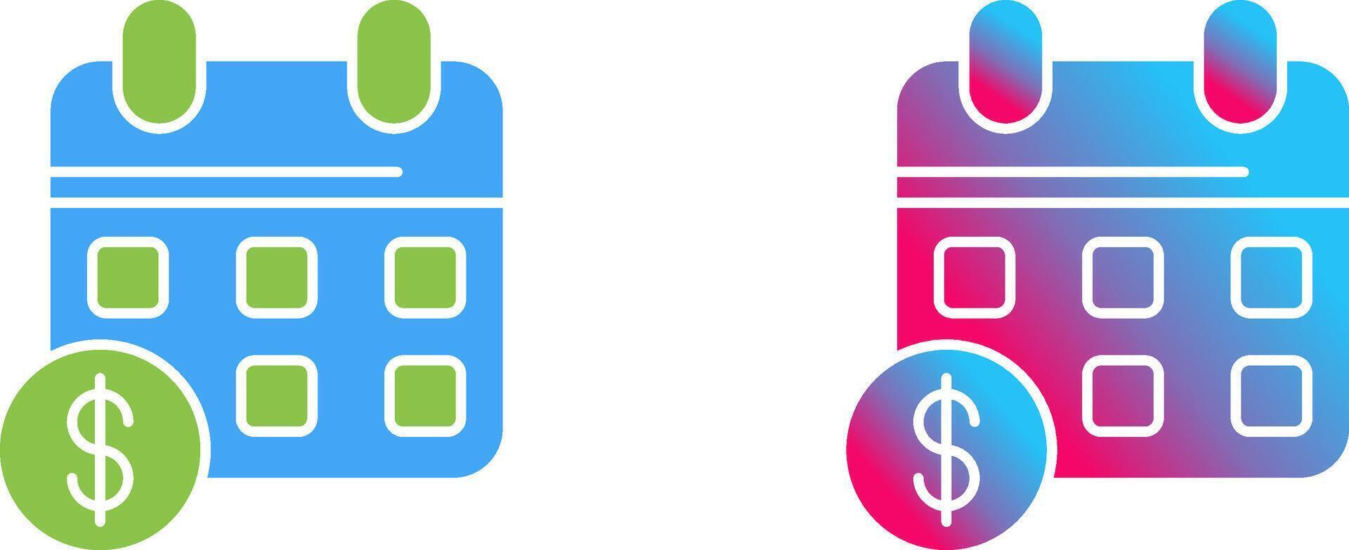 Calendar Icon Design vector